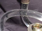 Vintage Dorothy Thorpe Mid Century Modern Lucite Pretzel Double Candle Sticks