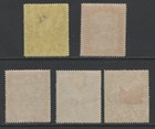 Bahamas 1917-1919 Staircase Multi Crown Sc 58-62 Lh nh Cat Val  143 50