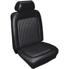 1969 Mustang Coupe With Buckets Standard Reproduction Full Set Upholstery  Black
