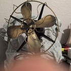 Antique Westinghouse Electric Fan 4 Brass Blade Early Alternating Current Parts