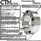 4x 2  Thick 5x4 75  5x120  To 6x5 5  6x139 7  Conversion Wheel Spacer Adapter
