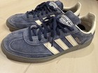 Adidas Handball Spezial Mens Size 9 Night Indigo Cream White Suede Shoes If7087