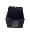 Office Desk Sticky Note   Pen Holder     3x3 Post-it Organizer  black Pla 