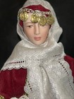 Evelt Porcelain Greek Doll Benaki Museum Hand Made In Greece 13 5  Tall
