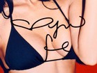 Megan Fox Signed 8 5x11 Photo Auto Coa Gq Cherry Bikini Glamour Photo