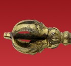 Antique Chinese Bronze Vajra - Hand-cast Tibetan Buddhist Ritual Tool
