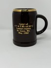 Vintage At t Bell System Certified Model Scc 1982 St  Louis Brown Gold Mug Stein