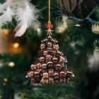 Personalized Yorkshire Terrier Dog Christmas Ornament  Dog Christmas Ornament