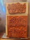 1999 Stampin up Rubber Stamps  great Groupings  Set Of 3 Seasonal Fall Spring 