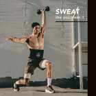 Sweet Sweat Waist Trimmer Pro - Black   White M   L  45 X 8 5in  3 5 - 4mm Thick
