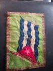 Antique Vintage Tobacco Felt Flannel Premium Cuba Flag From 1909