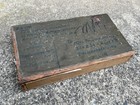 Original Wwii Souvenir Send Home Box 667th Field Artillery Died-non Battle