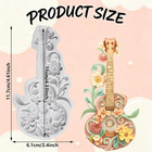Guitar Polymer Clay Mold Flower Guitar Silicone Molds
