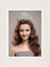 Bridal Pearl Tiara  Silver Rhinestone Crown  Wedding Headband  Birthday Gift