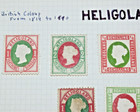 13 - 1890 s Great Britain Stamps - Heligoland - Victoria - Unused vf lh