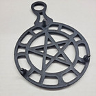 Griswold  1740 5 Pointed Star Cast Iron Trivet Vtg 1950s 3-footed Hot Plate