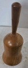 Vintage Hand-crafted Wooden  Bell With Wooden Dinger 