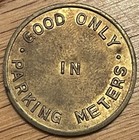 Wheaton Illinois Parking Meter Token  Brass - Combined Shipping Ok