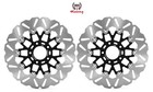 11 8  Floating Front Brake Rotors   Pads For Harley Touring Road Glide Road King