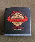 Vtg Zippo Tape Measure Ruler The Colonels Inc Bumpers Michigan Advertising Promo