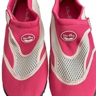 New Water Shoe Size 10 Womens Slip On Beach Shoes Star Bay Pool Pink White