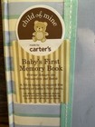 Baby   s First Memory Book By Carters New In Plastic Covering 