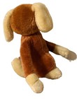 Vtg 1976 R  Dakin Brown Tan Puppy Dog Plush Stuffed Animal Sleeping Eyes 8 