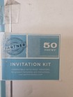 Gartner Studios Invitation Kit Blue White Party Wedding Stationery Set
