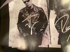 Metallica Poster Originally Autographed By James Robert Kirk Lars