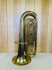 Yamaha Ybb102 Tuba Brass Instrument With Case Japan Repair
