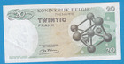 1964 Belgium 20 Francs Note