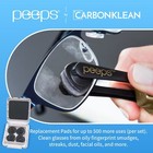 Carbonklean Peeps Replacement Pads - For Eyeglasses  Reading Glasses  And Mor   