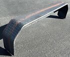Tandem Treadplate Double Break Fender  Fits 15-17 5  Wheels 14ga Steel 10x72x19