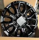 2011-2025 Gmc Sierra 2500 Gloss Black 20  8 Lug 8-180 Wheels 265 60r20 At Tires