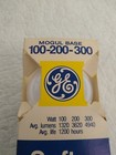 Ge Soft White 100 200 300 Watt 3 Way Mogul Base Light Lamp Bulb Nos Vintage