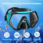 Snorkeling Gear For Adults  Snorkel Set Scuba Diving Mask Dry-top  Adult Swimmin