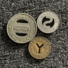 New York City Transit Authority Nyc Subway Good For One Fare Transit Token Lot 3