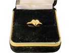 14k Gold Baby Child Heart Ring Size3