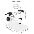 Adjustable Microscope Boom Stand Stereo Arm 360   Rotation Focusing Holder 76mm