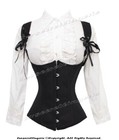 Heavy Duty 26 Double Steel Boned Waist Training Cotton Underbust Corset  8022-tc