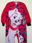 Vintage 101 Dalmatians Disney Movie 90s Footed Fleece Pajama Youth Size 6