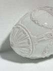 Vintage Light Fixture Large White Glass Grecian Urn Shade Globe 9  Diameter