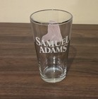 Samuel Adams Pint Beer Glass Boston Red Sox Baseball New