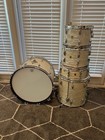 Vintage 1965 5 Pc  Ludwig Drum Kit   Marine Pearl  Outstanding Condition 