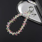 Richginker Crystal Beaded Phone Wrist Strap - Sparkling Phone Charm Lanyard W   