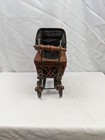 Vintage Wicker Baby Doll Carriage Buggy Antique Stroller Home Decor Pram