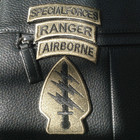 Usa Special Forces   Airborne  ranger Tabs Embroidered Hook   Loop Patch