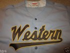 Western University Baseball Wilson Game Worn Used Jersey 44
