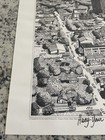 Victoria Texas City Map 1986 Signed By Artist Cornell Green With Personalization