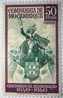 Travelstamps  1940 Mozambique Company Sg 314 - 50c Don John Iv Mnh Og